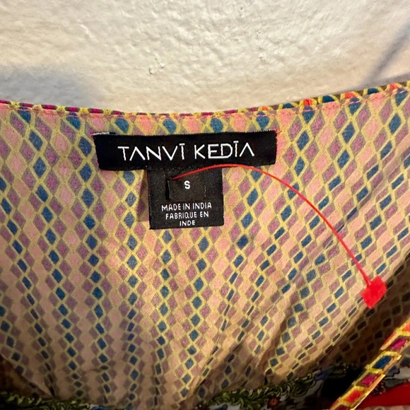 Zavora Beaded Maxi Dress
Tanvi Kedia Anthropologie sz Small beaded Silk Maxi - Picture 9 of 12